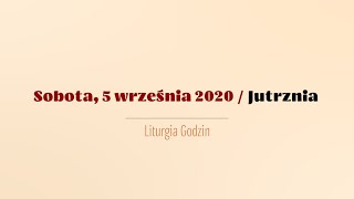 #Jutrznia | 5 września 2020