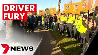 Truck drivers protest around Australia | 7NEWS