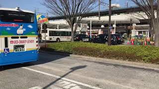 日野ポンチョ足立区コミュニティバス日立バス(はるかぜ)日立バス1059金町自動車教習所ラッピングバス東和病院経由綾瀬駅行き亀有駅9時05分発車