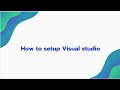 Visual Studio C# Setup Guide for Building Desktop Applications | Step-by-Step Tutorial
