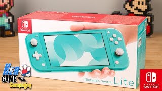 Nintendo Switch Lite Unboxing et test de la version turquoise Avis et premières