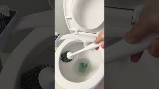 Gadget You Need in the Bathroom - Silicone Toilet Brush, Bathroom Cleaning (link in description)