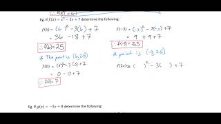 MCF3M U2 2 Function Notation