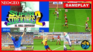 Super Sidekicks 2: The World Championship Gameplay Español (Neo Geo/Arcade)