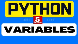 5. Python Tutorial - Python Variables | Python Programming Full Course Step by Step Coding 2022