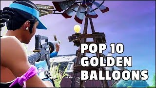 Pop 10 Golden Balloons Fortnite Week 9 Videos 9tube Tv - pop 10 golden balloons fortnite season 7 week 9 challenges