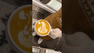 How to make flat white shot#coffee #coffeelovers#kuwaitcity