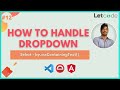 Interact with dropdown | Part 1 | Protractor tutorial | LetCode