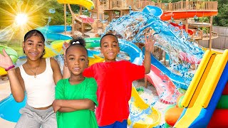 WE TURNED OUR BACKYARD INTO A GIANT WATER PARK!
