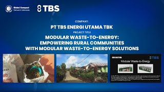 SDG Innovation Accelerator for Young Professionals 2024 - PT TBS Energi Utama Tbk