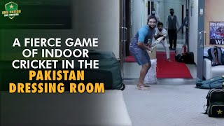 A Fierce Game Of Indoor Cricket In The Pakistan Dressing Room | #BANvPAK | PCB | MA2T