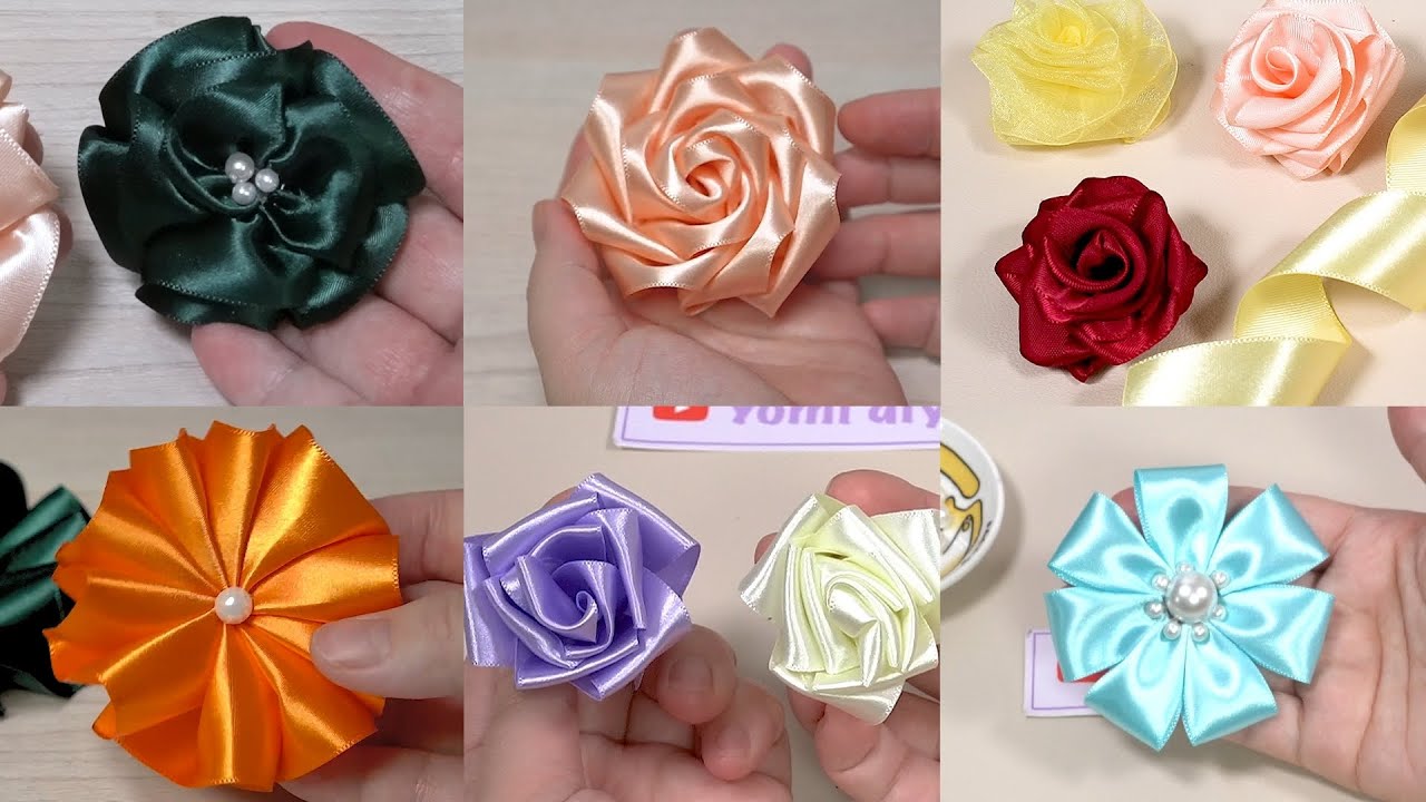 Ribbon Flower Making Crafts At Madeline Mair Blog