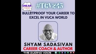 Don't follow your passion | Shyam Sadasivan | #shorts of #TGV245