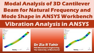 Vibration or Modal Analysis of a Rectangular Cantilever Beam in ANSYS