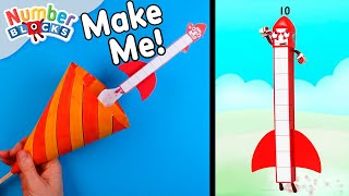 Make Your Own Firework Rocket! 🚀 | Counting for Kids | DIY Crafts | @Numberblocks