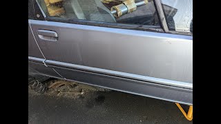 Volvo480 Replacing the electric window motor and trying to stop water leaks