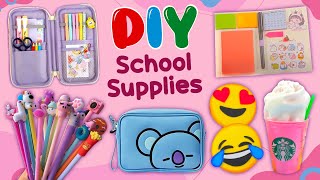 20 DIY SCHOOL SUPPLIES - BACK TO SCHOOL HACKS AND CRAFTS