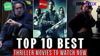 Top 10 Best Thriller Movies On Netflix, Hulu, HBOmax | Best Hollywood Thriller/Action Movies 2023