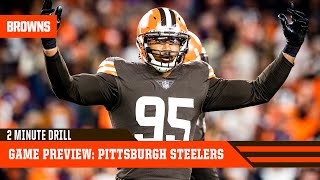 Browns face Steelers in first divisional matchup of 2021 season | 2 Minute Drill