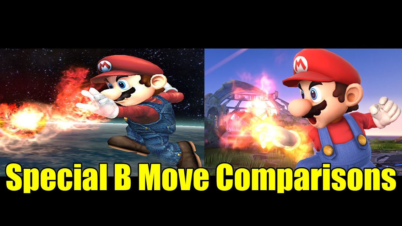 Special B Moves Comparisons In Super Smash Bros Wii U And Brawl ...