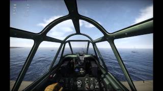 WarThunder 空母着艦方法（A6M2）