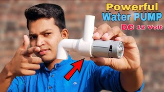Water Pump || How To Make Powerful  वाटर पंप from 12 volt 555 DC motor