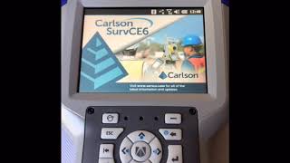 Carlson SurvCE/PC connect bluetooth Topcon GTS230 series Total Station