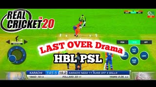 Karachi kings vs Lahore Qalandar||Last over drama||Thrilling last over in psl history