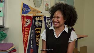 Q&A with Dr. Mays and Isabelle Arusiuka | Alief Early College High School