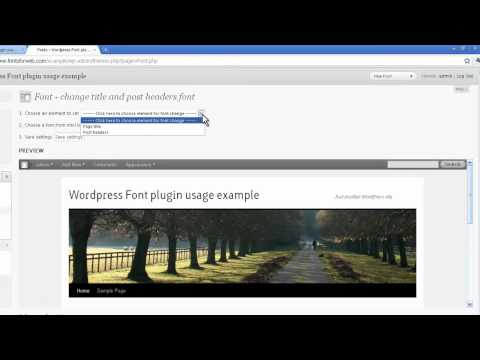 How to change wordpress title, post headers fonts or any selection fonts? How to change wordpress title, post headers fonts or any selection fonts?