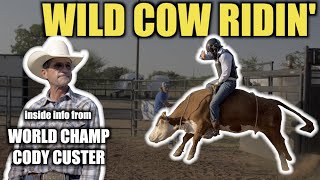 Cody Custer Bull Chat 2 & WILD COW RODEO - Rodeo Time 308