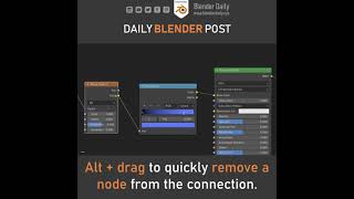 Remove Node from Connection in Blender