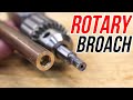 Making A Rotary Broach - Cutting Hex Sided Holes (DIY)