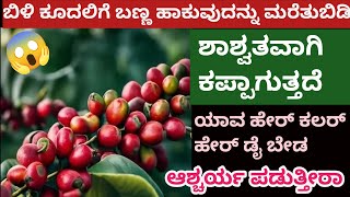 🤔 ವರ್ಷಕ್ಕೆ 1 ಬಾರಿ ಕೂದಲಿಗೆ ಹಚ್ಚಿದರೆ ಸಾಕು.... ಕಪ್ಪು ಕಪ್ಪಾಗಿ ಉಳಿಯುತ್ತದೆ.... Instant Hair Dye