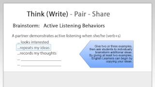 Think (Write) Pair Share