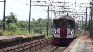 鹿児島本線南荒尾駅 大牟田方面815系電車到着シーン