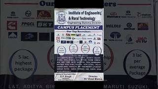 Approx All Company Visit in IERT College  for Campus placement