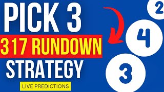 Pick 3 South Carolina | 317 Lottery Strategy - For entertainment purposes only!