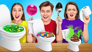 GIANT VS TINY FOOD | Best Food Pranks & Challenges! For Yummy Lovers by 123GO! SCHOOL