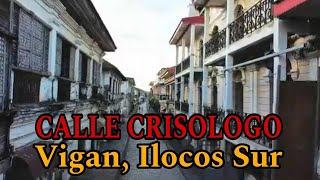 15th century na OLD BUILDINGS sa Calle Crisologo, Vigan, Ilocos Sur - Famous street ng Vigan