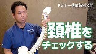 【頚椎】調整の前に、頸椎を必ずチェックする理由【セミナー動画】