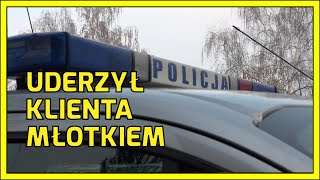 GŁOGÓW. Uderzył klienta młotkiem