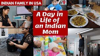 A Productive Day in My Life~ How I Manage My day With 2 kids(4 yrs&2 months)~Indian NRI Mom Vlogger