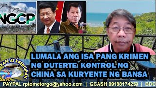 KKU (01/16/2025) - LUMALA ANG ISA PANG KRIMEN NG DUTERTE: KONTROL NG CHINA SA KURYENTE NG BANSA