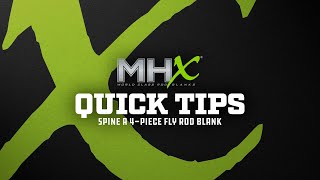 Find the Spine of a 4-Piece Rod Blank Quickly \u0026 Easily | Quick Tips from MHX Rod Blanks