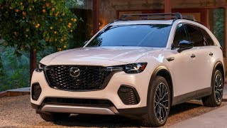 2025 Mazda CX-70 Is A Sizable Electrified 2-Row SUV With A Bold & Edgy Vibe// future cars updates