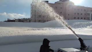 ニセコ除雪！スノーブロワー！雪ぶっ飛ばし！