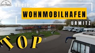 Top Stellplatz. Wohnmobilhafen Urmitz am Rhein