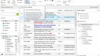 LexisNexis Casemap Issue Linking Panel