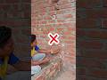 Bricks wall joint problem solve #brickwork #construction #shorts